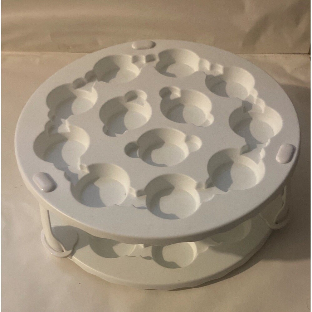Martha Stewart Collection  Cake and 24 Cupcake Holder Collapsible JUST TRAYS